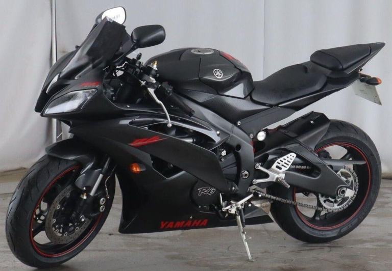 2008 08 YAMAHA R6 08MY 13S MODEL SUPERSPORT 600 YZF-R6 BLACK HPI CLEAR 18k