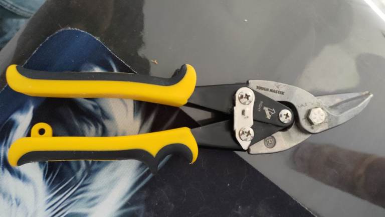 Draper Tin Snips – Yellow/Black, Good Condition