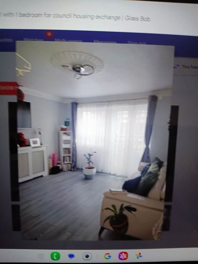 1 bedroom flat -Flat Swap ONLY