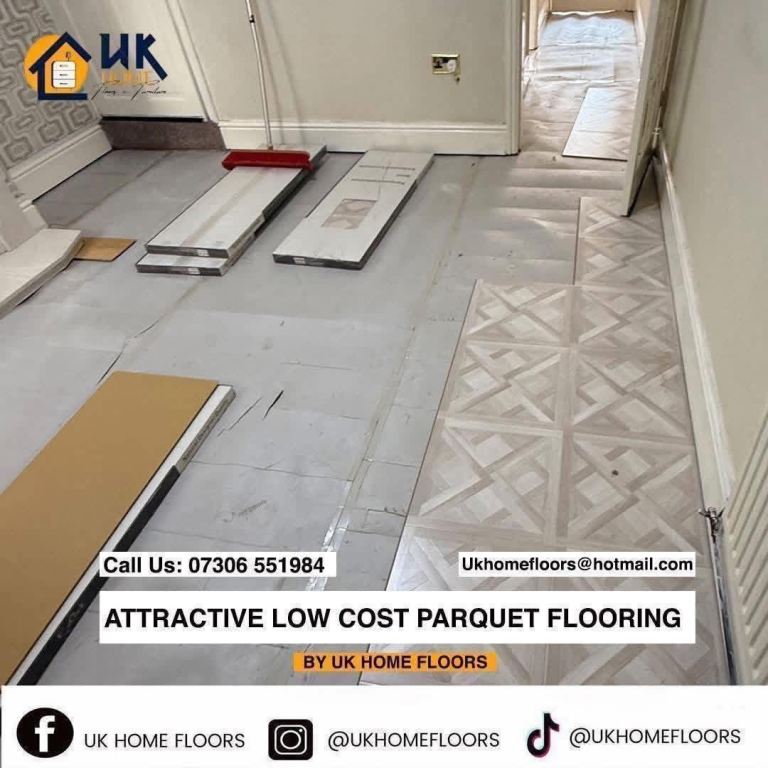 Low cost unbeatable price white parquet flooring 