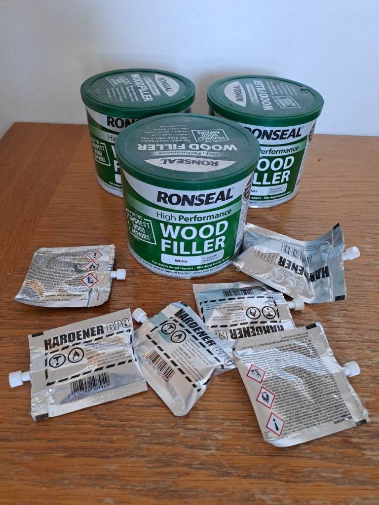 Ronseal High Performance Wood Filler in White 550g
