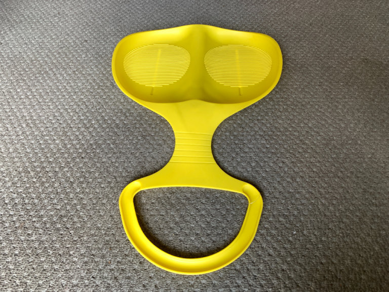 Fantastic Kids Winter Sport Snow Bum Sled Sledge Slide Plate Taboggan Yellow