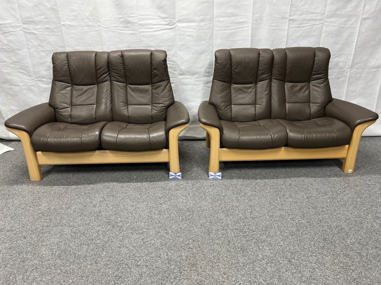 Ekornes Stressless Windsor leather recliner suite U.K. delivery available 