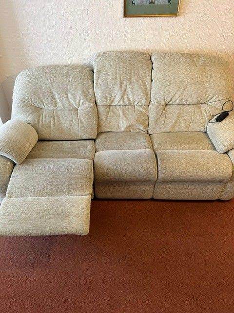 G-Plan 3-Seater Sofa with Electric Footrest.