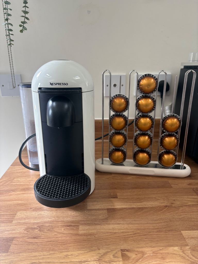 Nespresso Essenza Mini Coffee Machine with Pod Holder
