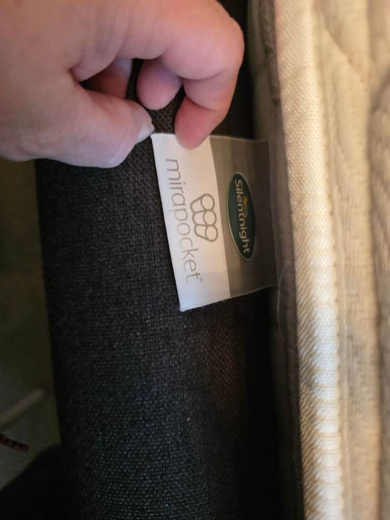 King size bed with mattress 