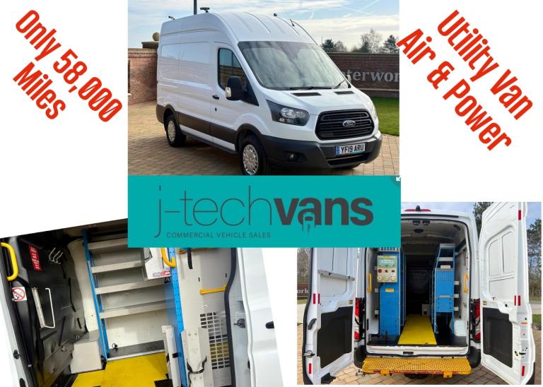 2019 Ford Transit T350 2.0 TDCi 130ps H3 Van ***Splicing / Fibre / Jointing Van*** PANEL VAN Dies...