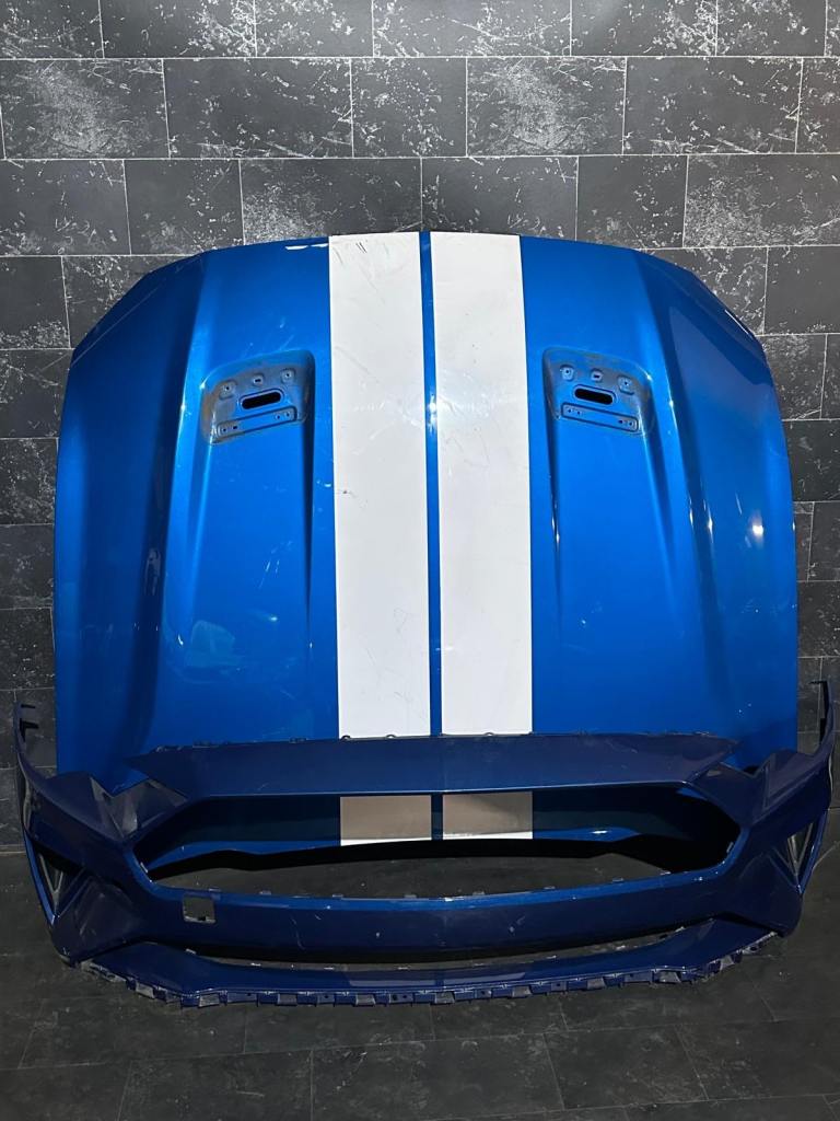 Ford mustang 2018 - 2023 genuine front bumper + bonnet for sale 