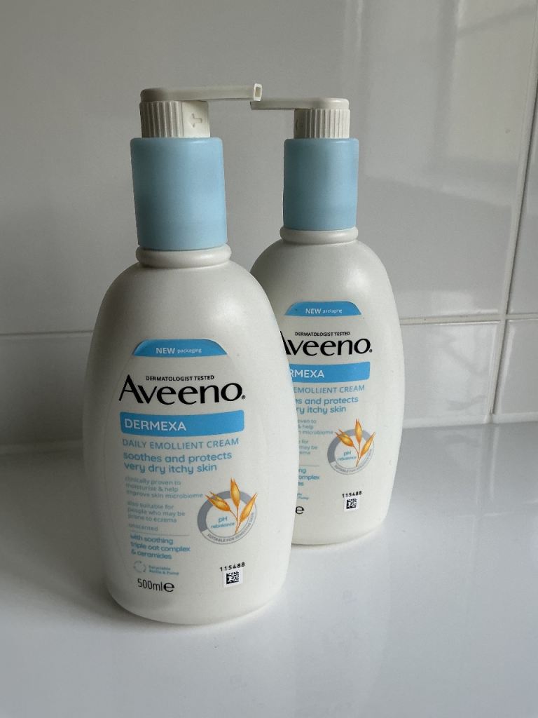 2x Aveeno Dermexa Daily Emollient Cream 500ml 