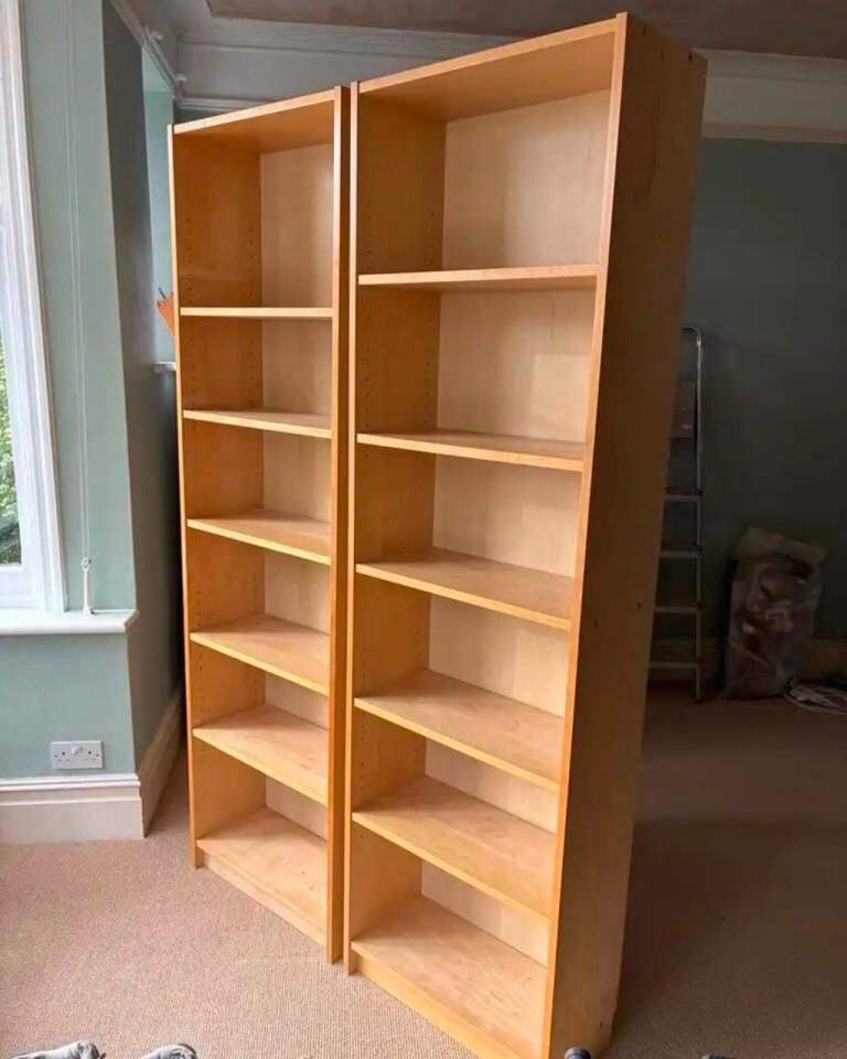 IKEA Billy Bookcases – Beech Effect – Delivery Available
