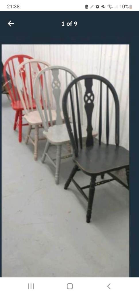Farmhouse dining chairs set of 4 