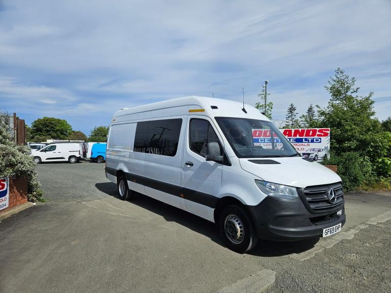 2019 ON 19 PLATE MERCEDES BENZ SPRINTER 516CDI LWB CREW VAN ULEZ FREE ZONE
