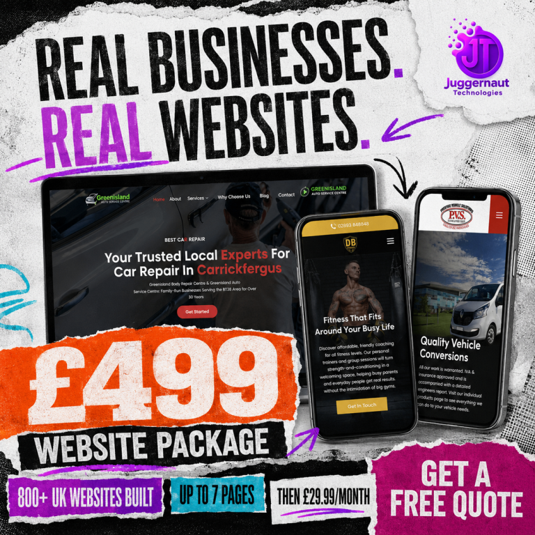 Website Design Glasgow – Professional Business Websites from £499