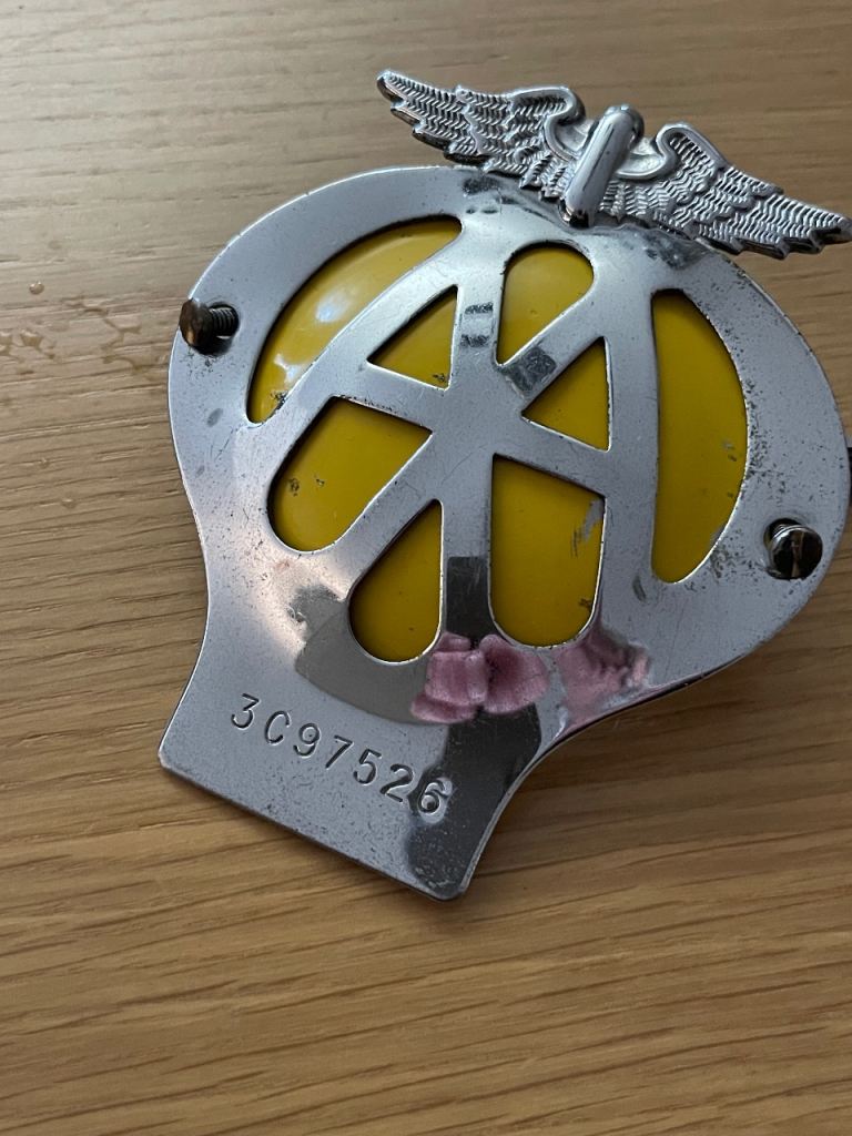 Vintage AA badge