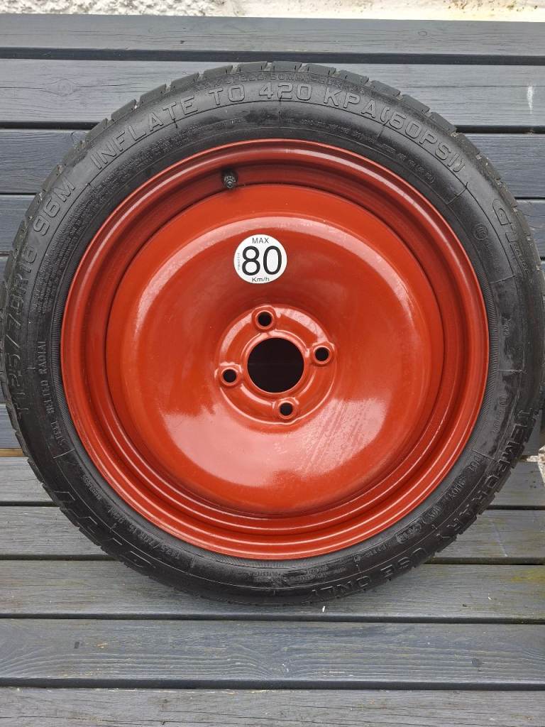 Spare wheel for Renault Captur.