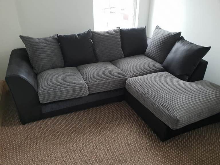 Limited Offer! Brand New Dylan L Shape Corner Sofa 3+2 seater Sofa with footstool 