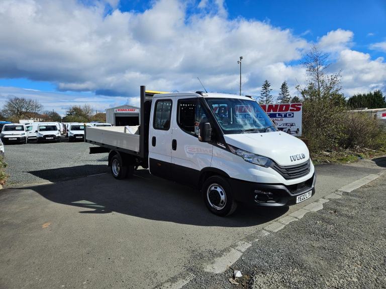 2022 ON 22 PLATE IVECO DAILY 35C14B AUTO LWB CREW CAB DROPSIDE PICKUP ULEZ FREE 