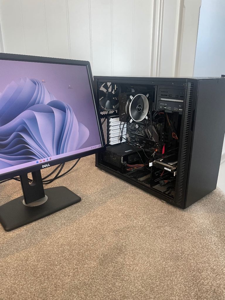 High Spec Desktop PC Tower | Intel i5-8600 | 16GB DDR4 | 2TB SSD + 3TB HDD | Windows 11 Pro
