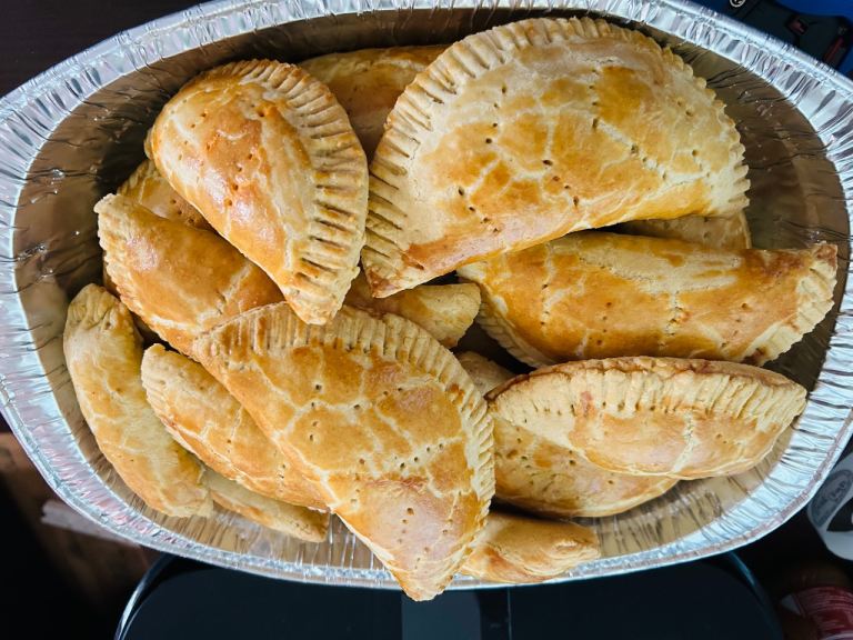 African Nigeria meat pies freshly baked. £2 each.