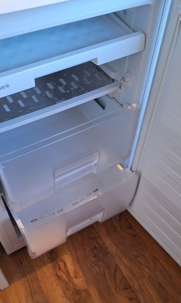 Beko under counter freezer, model number UF584APW One shelve and two drawers, used good condition