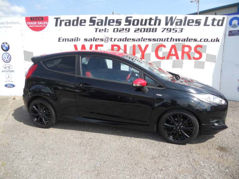 2017 Ford Fiesta 1.0 EcoBoost 140 ST-Line Black 3dr HATCHBACK Petrol Manual