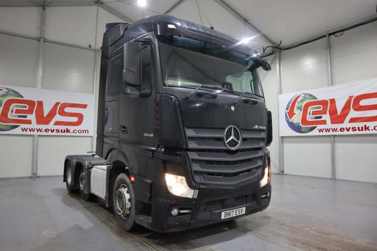 2017 (17 PLATE) Mercedes Benz ACTROS 2545 6x2 Euro 6 Tractor Units