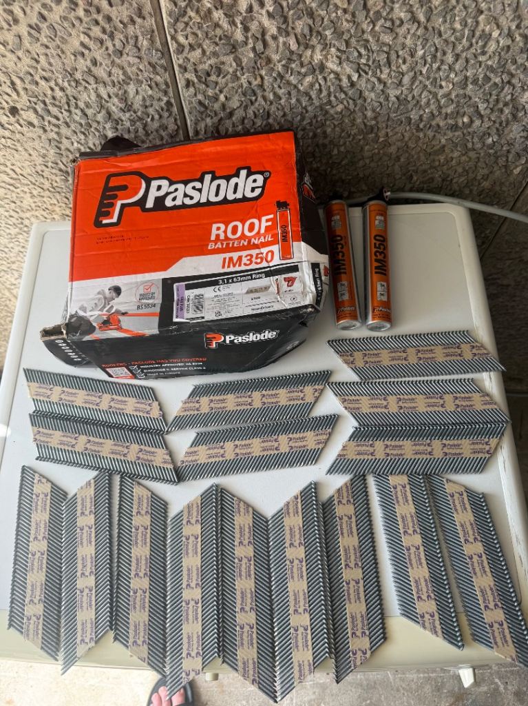 Paslode Roof Batten Nail 141221 3.1 x 63mm RG Galv-Plus Ring Shank Nail Fuel Pac