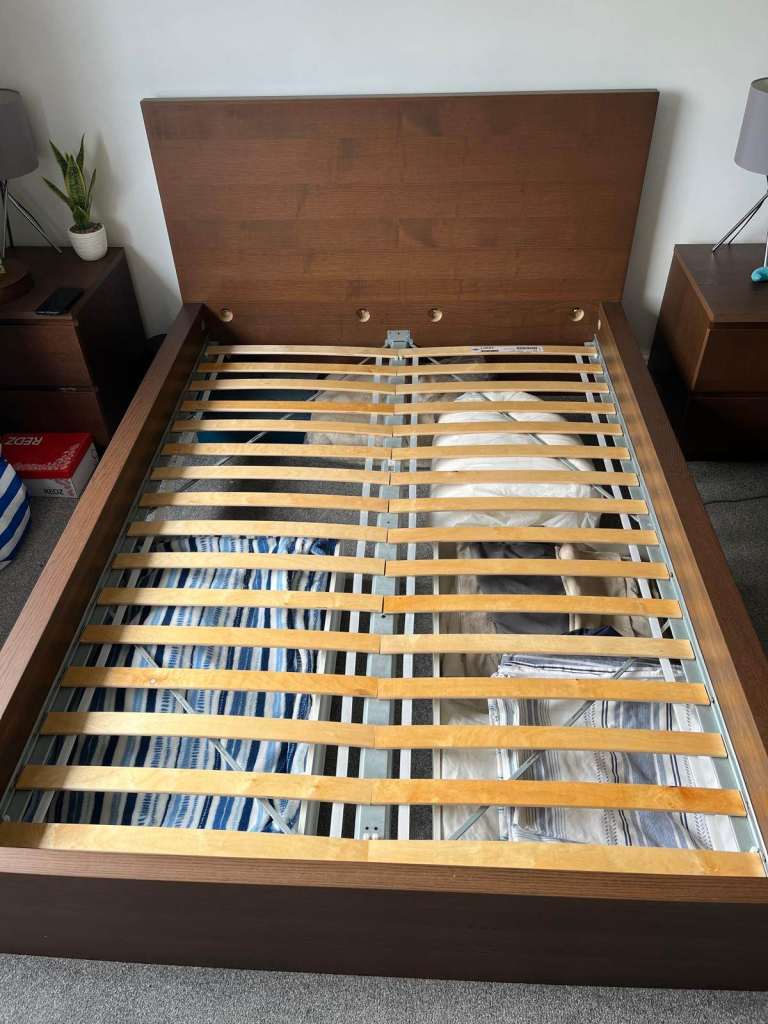 Ikea malm double bedframe