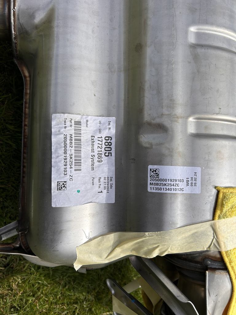  Land Rover Defender Exhaust system