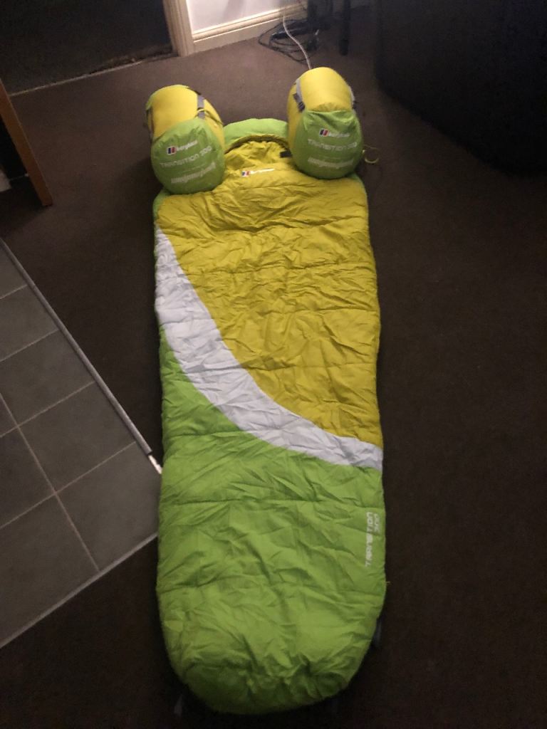 Berghaus set of 3 Adult brand new sleeping bags