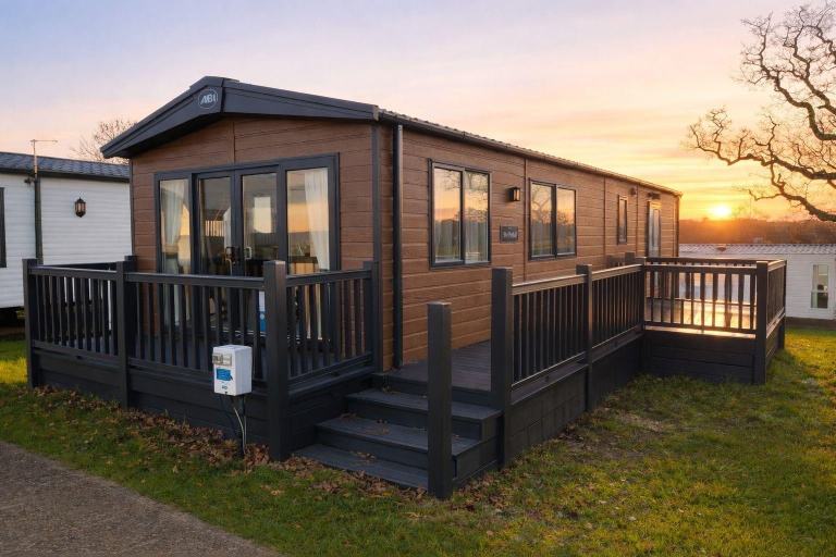 The St David Lodge in Sandown  - Lodge / Caravan 