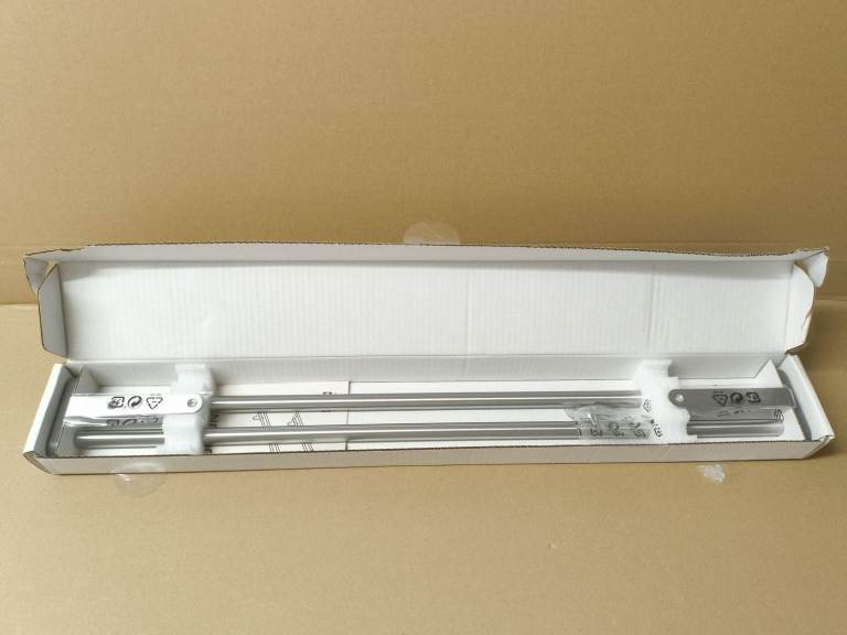 IKEA BROGRUND Stainless Steel Double Towel Rail