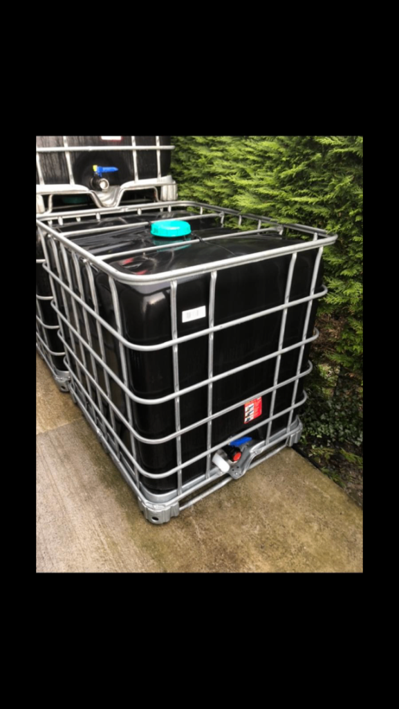 Black ibc tanks