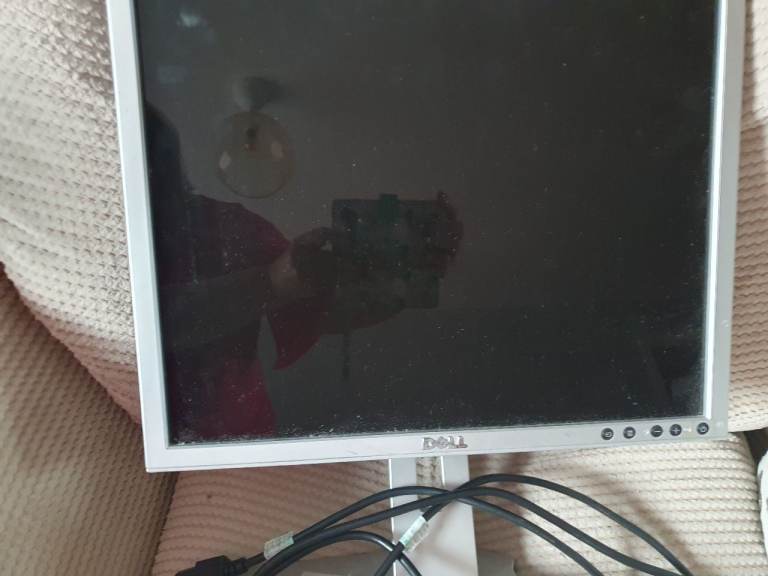 Dell Computer Monitor - Silver, Good Condition