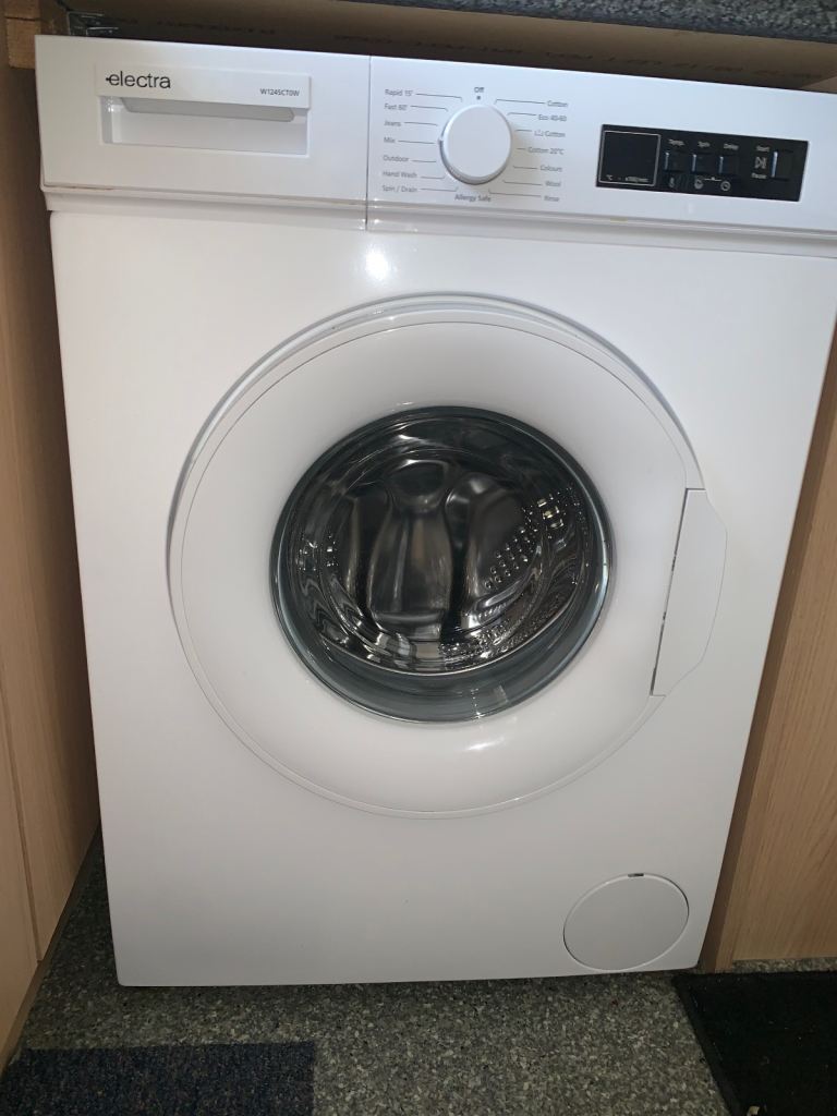 Electra White Washing Machine - Hardly Used, Like New Condition