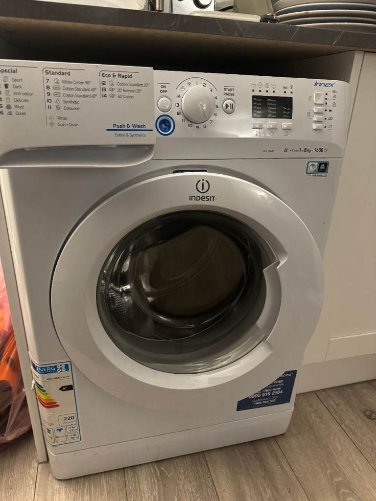 Indesit Washing Machine (1 to 8kg)