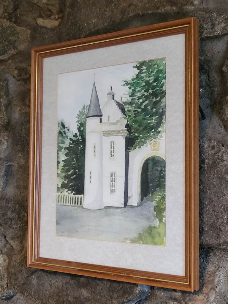 Porters Lodge, Ballindalloch Castle - J Kay - 31 x38 cm Frame