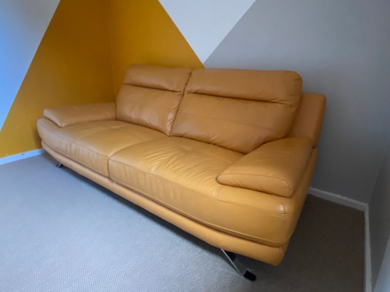 Mustard 3-seater Sofa