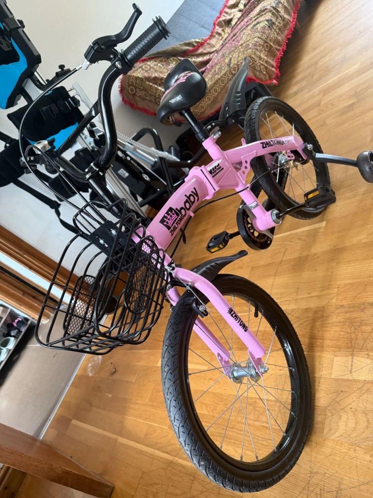 Zacro Pink Kids Bike with Basket – Good Condition