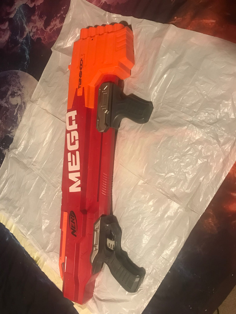 Assortment of nerf guns and accessories 