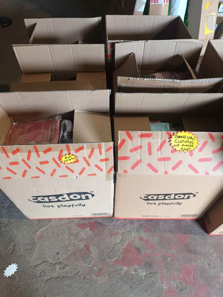 Big Boxes of Mixed Clothing - Lots of Items!