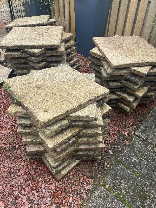 Sandstone Garden Patio Slabs - £2 a slab, very good quality flags 