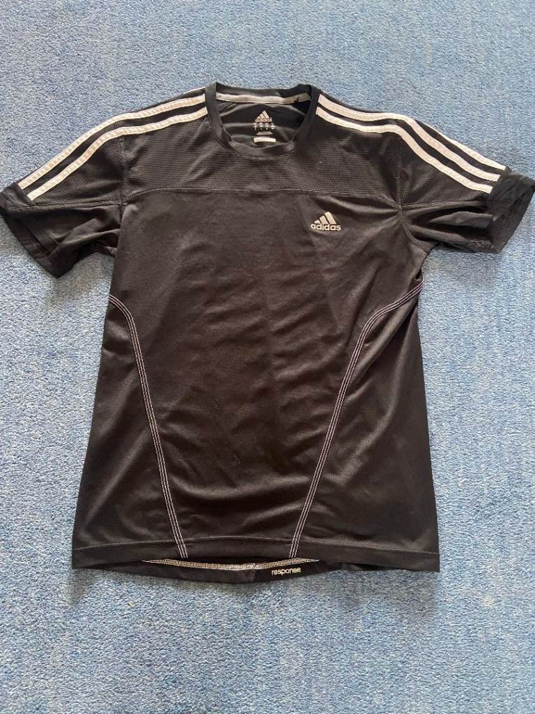 Adidas Climalite Sport T Shirt Mens Small - Black