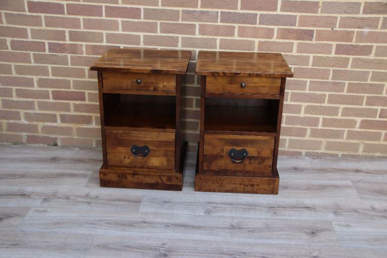 image for Pair of Laura Ashley Garrat Bedside Tables (UK Delivery)