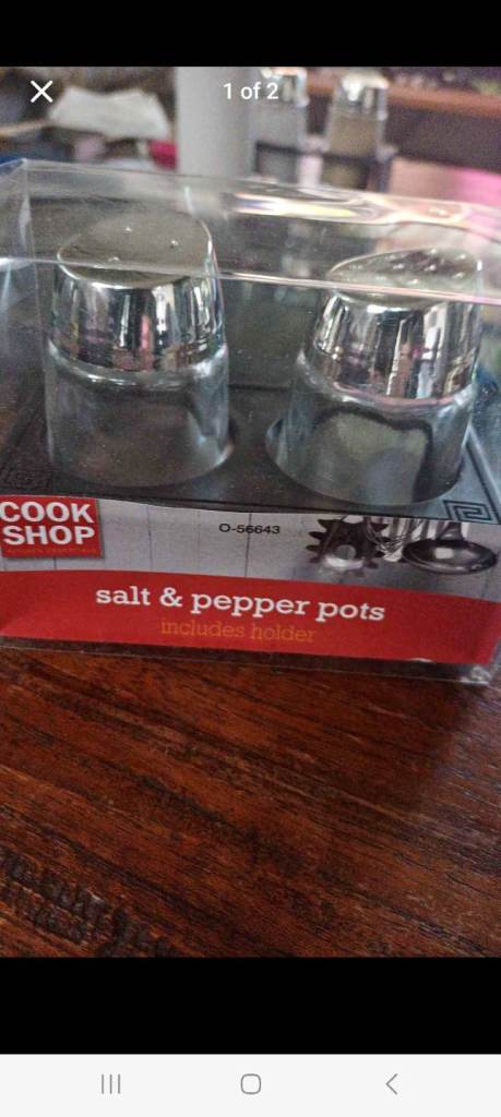Salt and pepper pots multiple sets