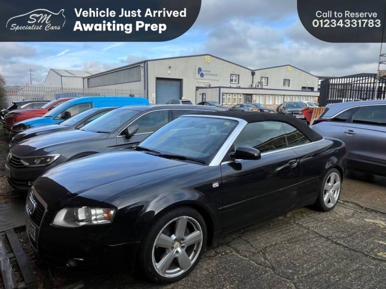 2007 07 AUDI A4 CABRIOLET 1.8T S LINE CONVERTIBLE 2DR PETROL MULTITRONIC (206 G/