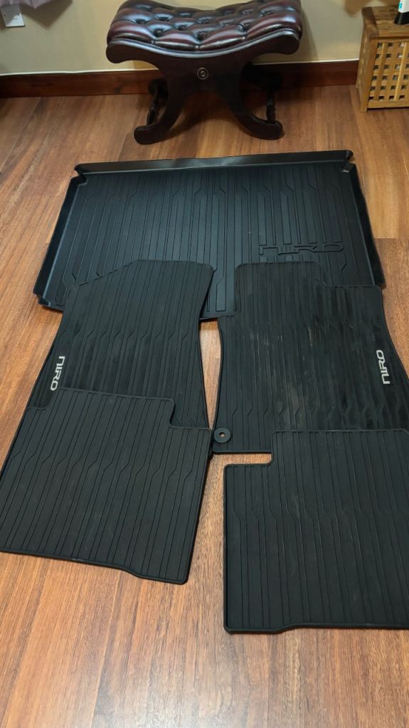 Kia Niro rubber floor mats 
