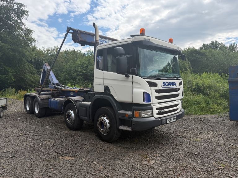 Scania P360 8x4 steel suspension, non adblue 