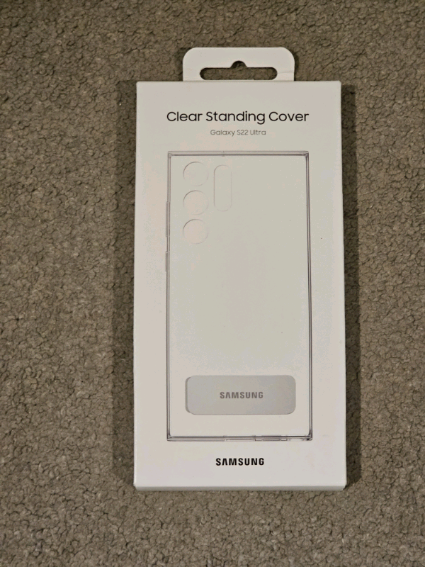 Samsung Official S22 Ultra Clear Standing Cover Transparent