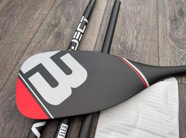 image for Black Project SURGE Surf paddle 3pc Reflex Carbon100 Medium Flex Small shaft Cut2Size